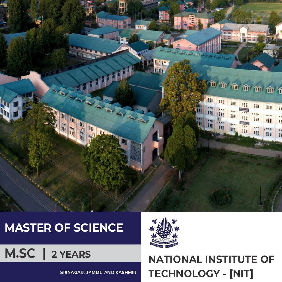 M.sc at National Institute of Technology, Srinagar, Srinagar